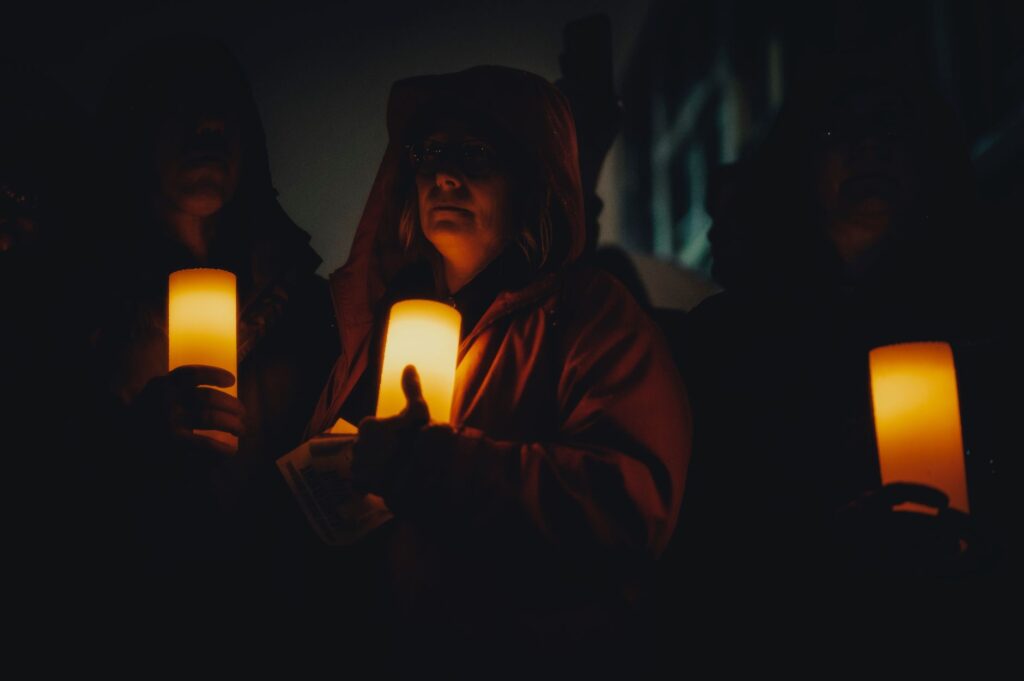 community vigil held after a fatal shooting in Manhattan