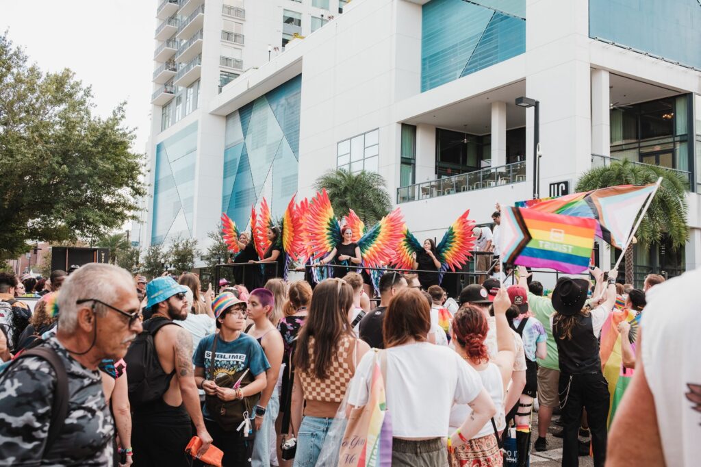 LGBTQ pride parade celebration in Wilton Manors Florida's most inclusive city