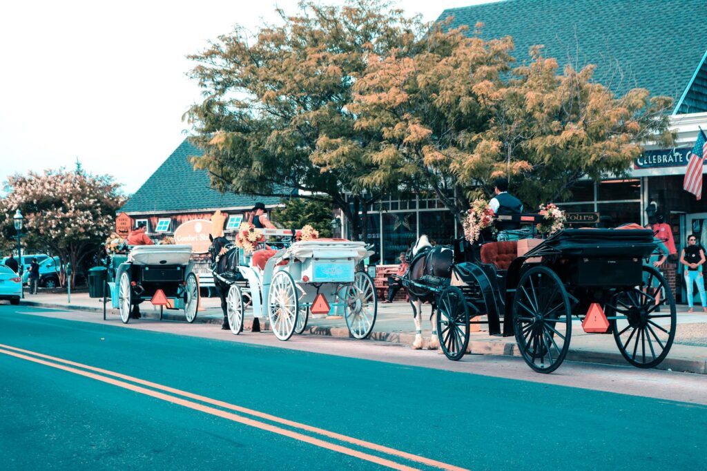 quiet rural New Jersey town street representing communities with limited mental health access