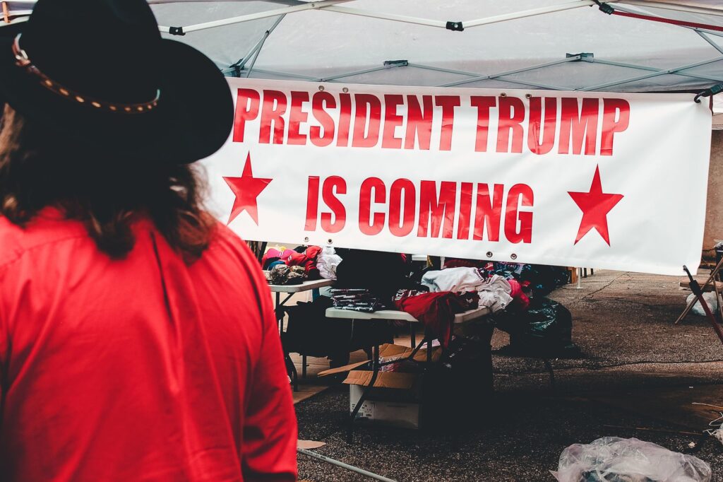 campaign volunteers canvassing Virginia neighborhood during 2024 election