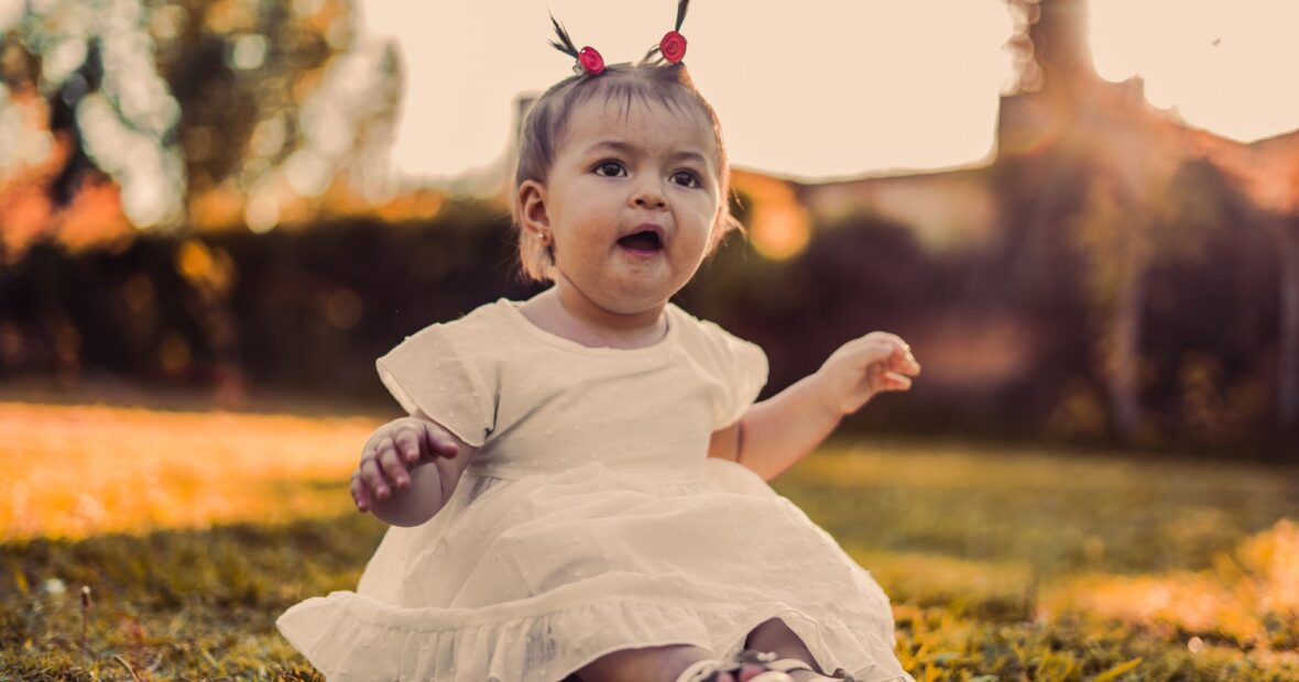 Amy Carter as a child at the White House