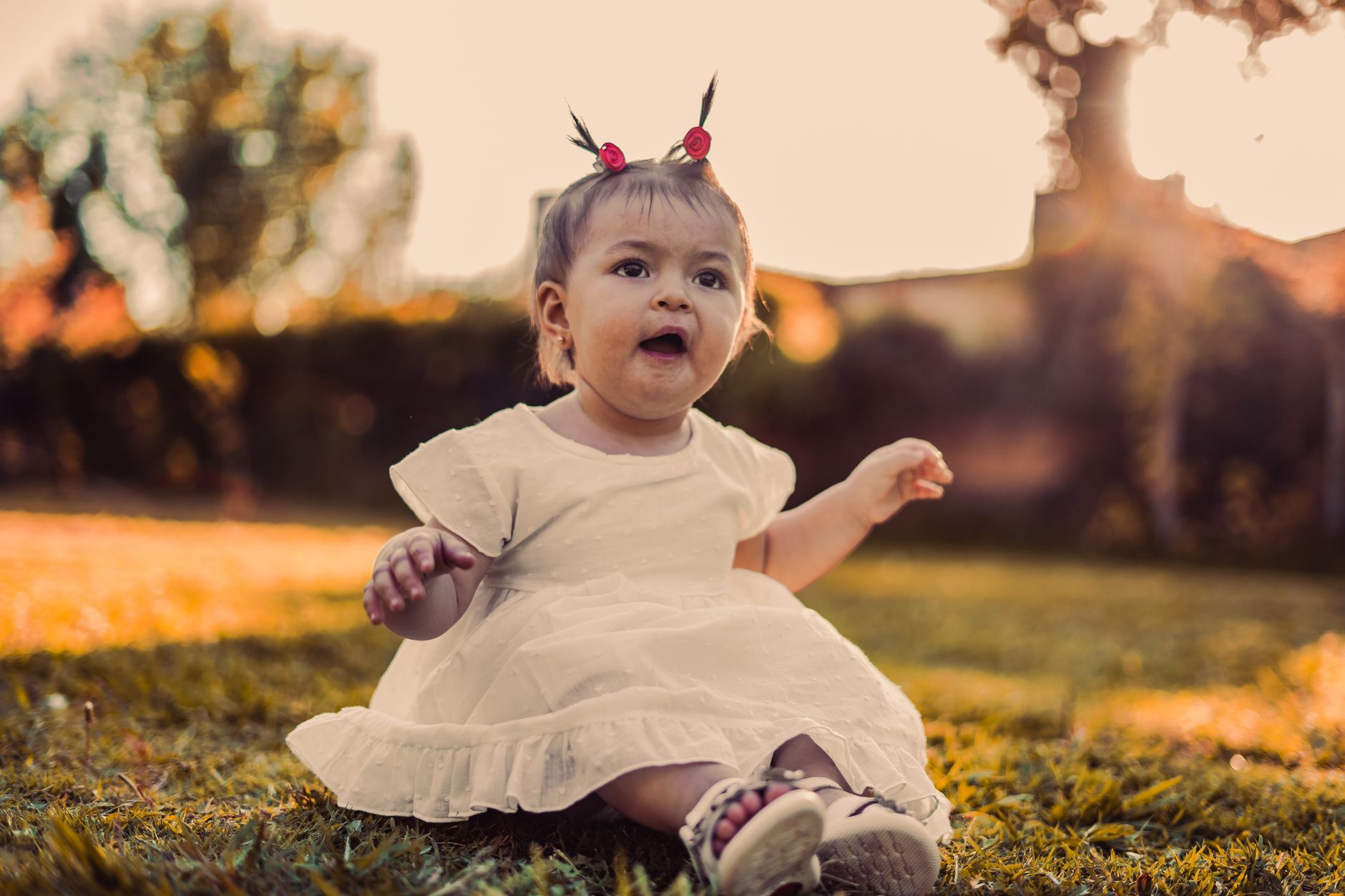 Amy Carter as a child at the White House