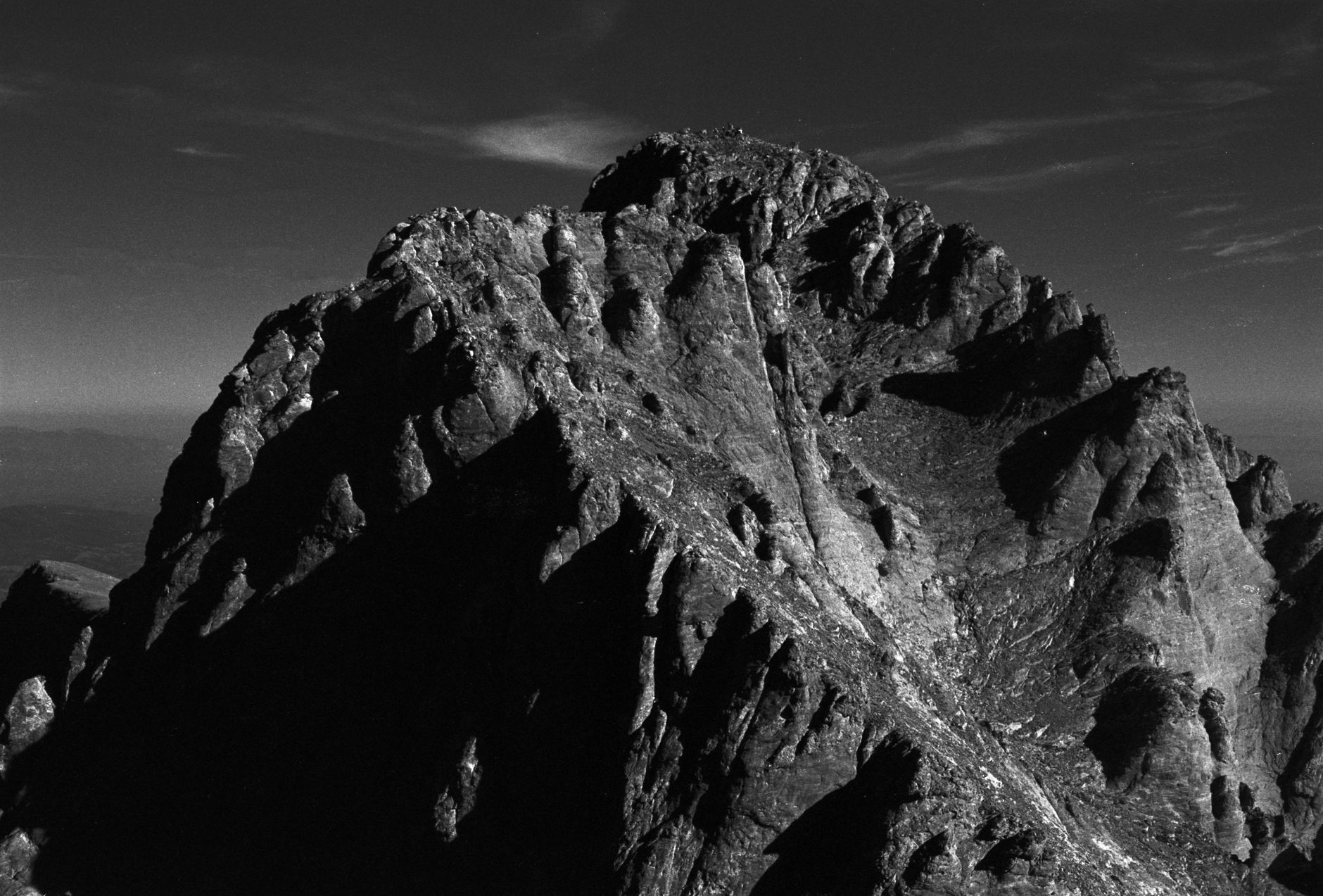 aerial view of Mount Katahdin, the highest point in Maine