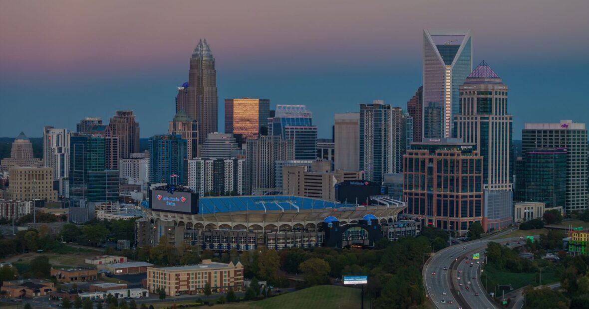 aerial view of North Carolina's most conservative city