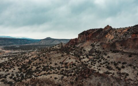 aerial view of a rural New Mexico county with low cannabis use