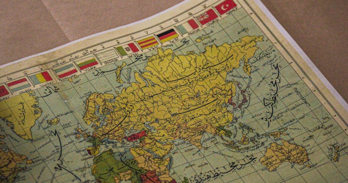 illustrated world map showing U.S. foreign aid distribution to top recipient countries