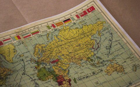 illustrated world map showing U.S. foreign aid distribution to top recipient countries
