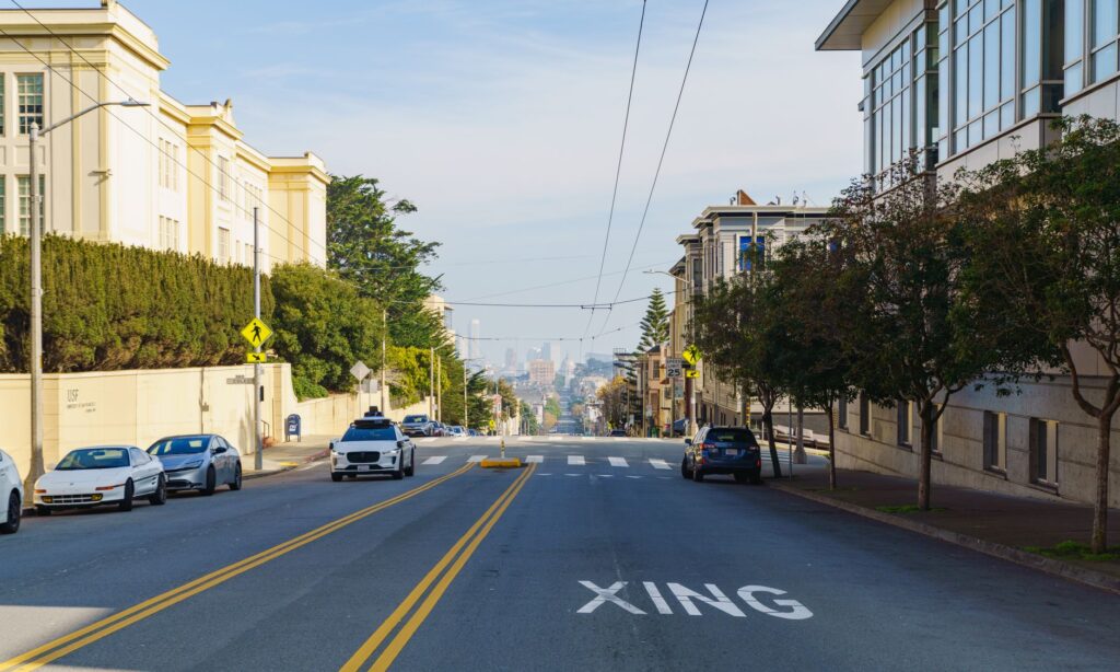 map showing San Francisco neighborhoods with varying crime rates