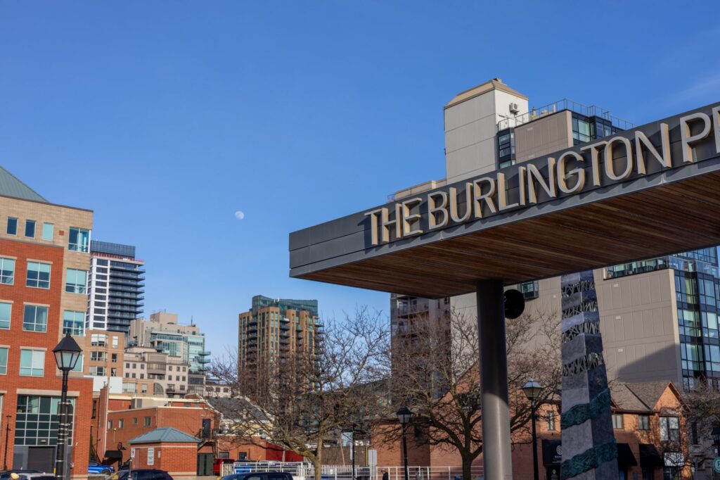 Burlington Vermont city street showing economic growth from cannabis industry