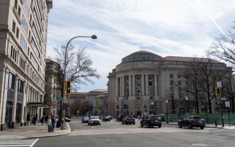 a Washington D.C. neighborhood street where a 15 year old was injured in a shooting