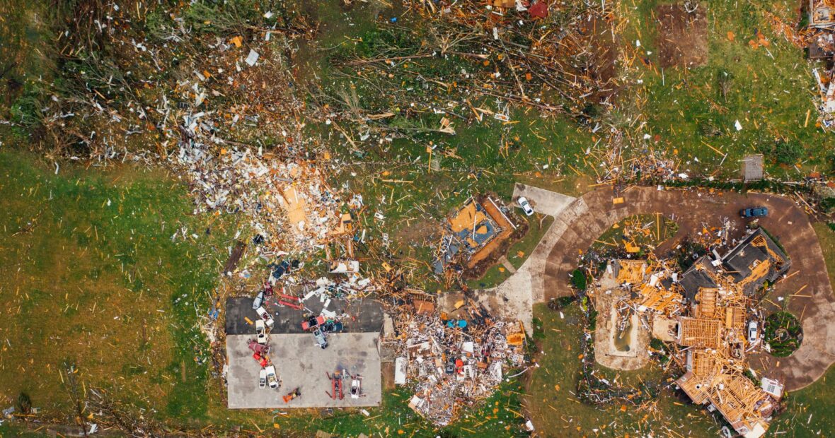 massive hailstorm and tornado warning threatening American communities