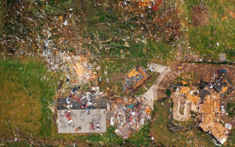 massive hailstorm and tornado warning threatening American communities