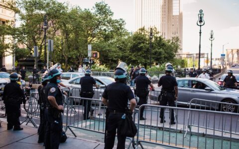 police responding to a shooting in East New York Brooklyn