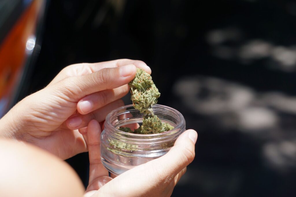 Map of Kentucky highlighting cities with notable cannabis consumption patterns