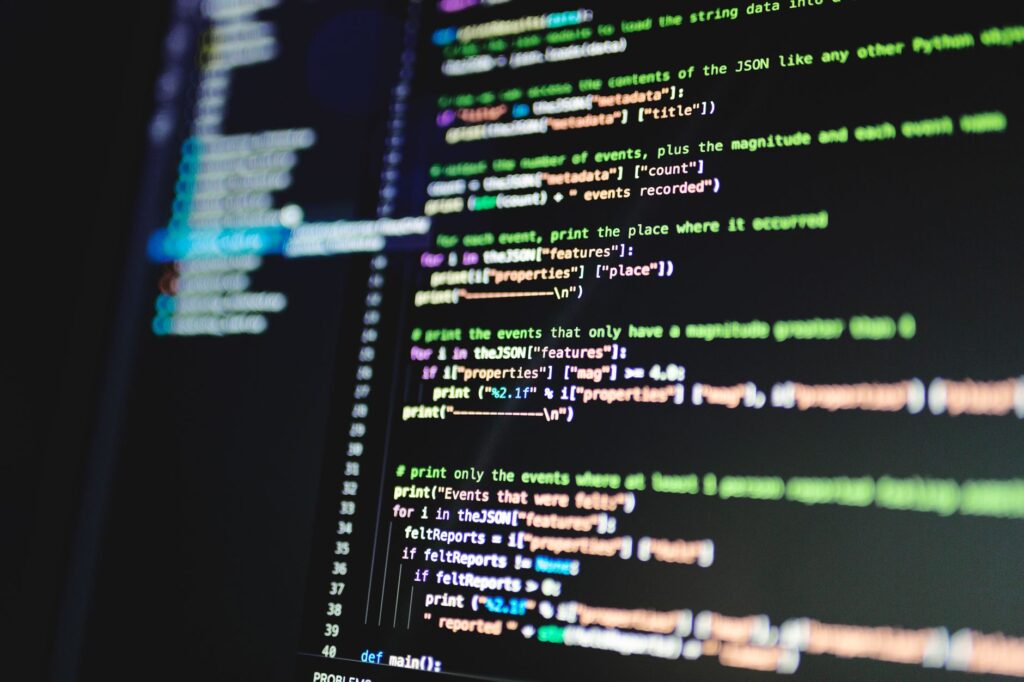 developer editing apple app site association JSON file in a code editor