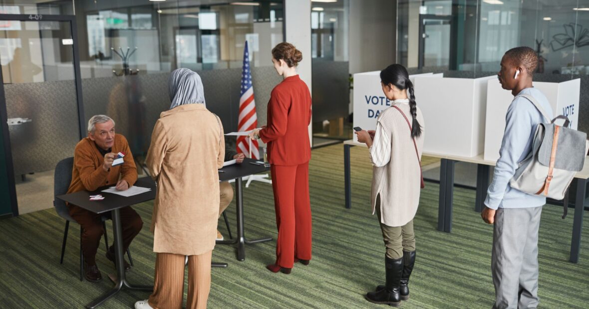 Illinois teenager filling out voter pre-registration form