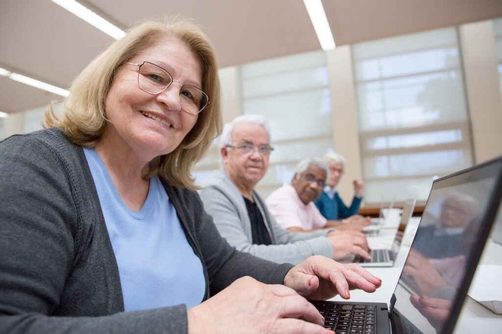 adult literacy students in a Texas classroom addressing low literacy rates