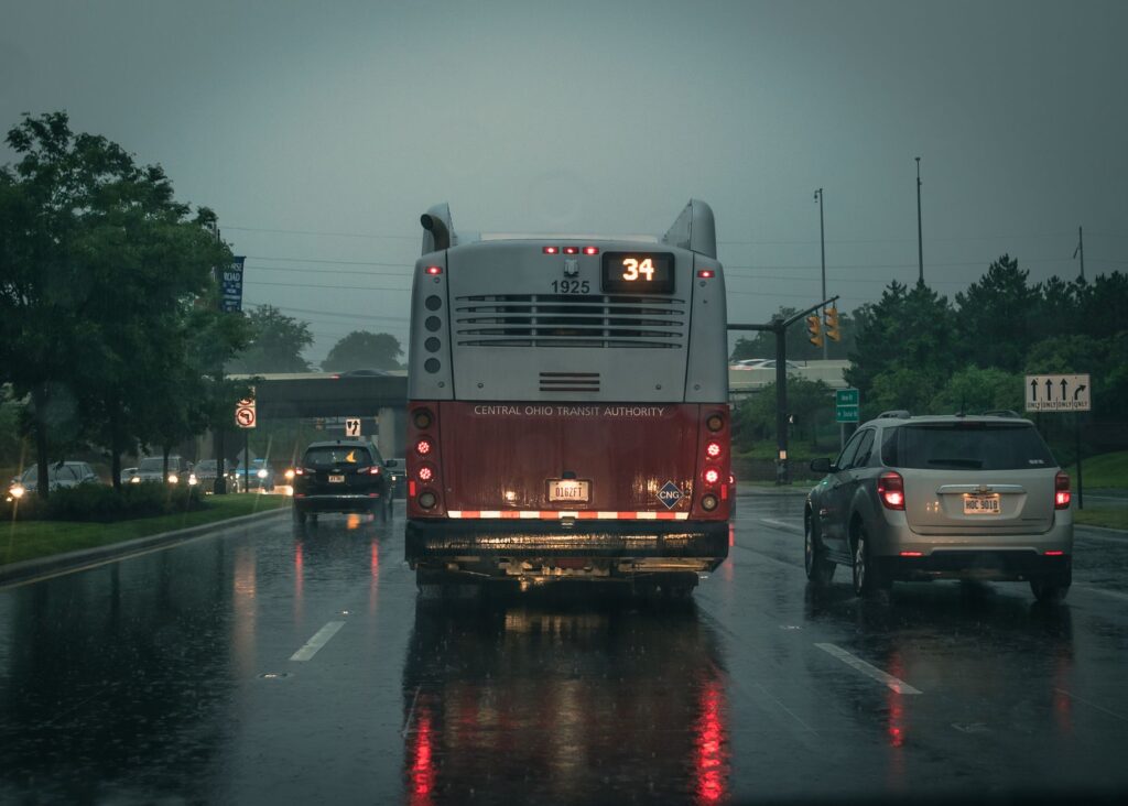 driver on Ohio highway learning barefoot driving laws