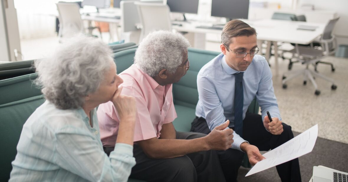 senior reviewing Social Security benefit statements in Colorado