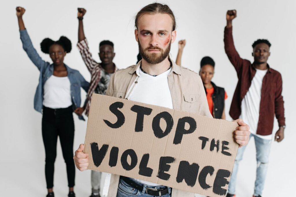 community gathering to address youth violence in Brooklyn neighborhood