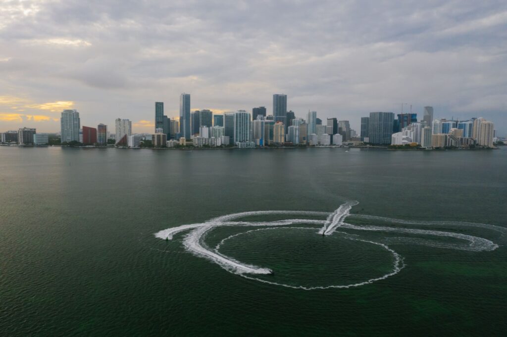 Miami skyline representing the Florida city with the highest salary by profession in the state