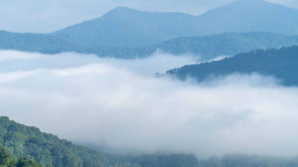 Blue Ridge Mountains near Asheville, North Carolina