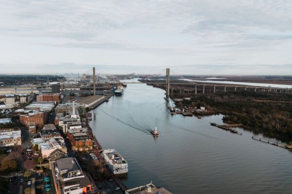Savannah River scenery in Georgia