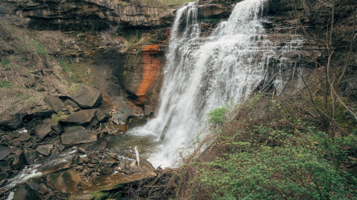 Brandywine Falls in Cuyahoga Valley National Park near Cleveland, Ohio