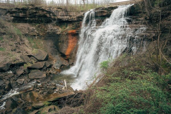 Brandywine Falls in Cuyahoga Valley National Park near Cleveland, Ohio