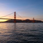 Golden Gate Bridge with San Francisco bay view
