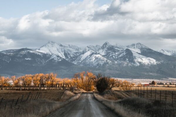 Mountain landscape in Montana