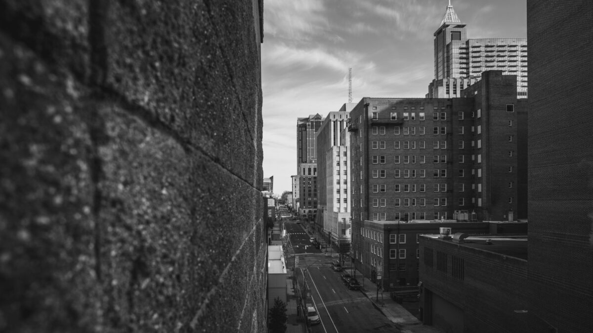 Downtown street in North Carolina