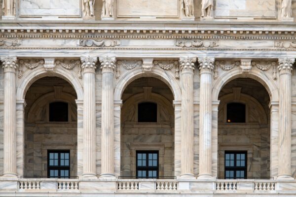 Minnesota State Capitol building in Saint Paul on a clear day