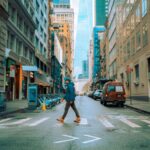 Manhattan street scene in New York City