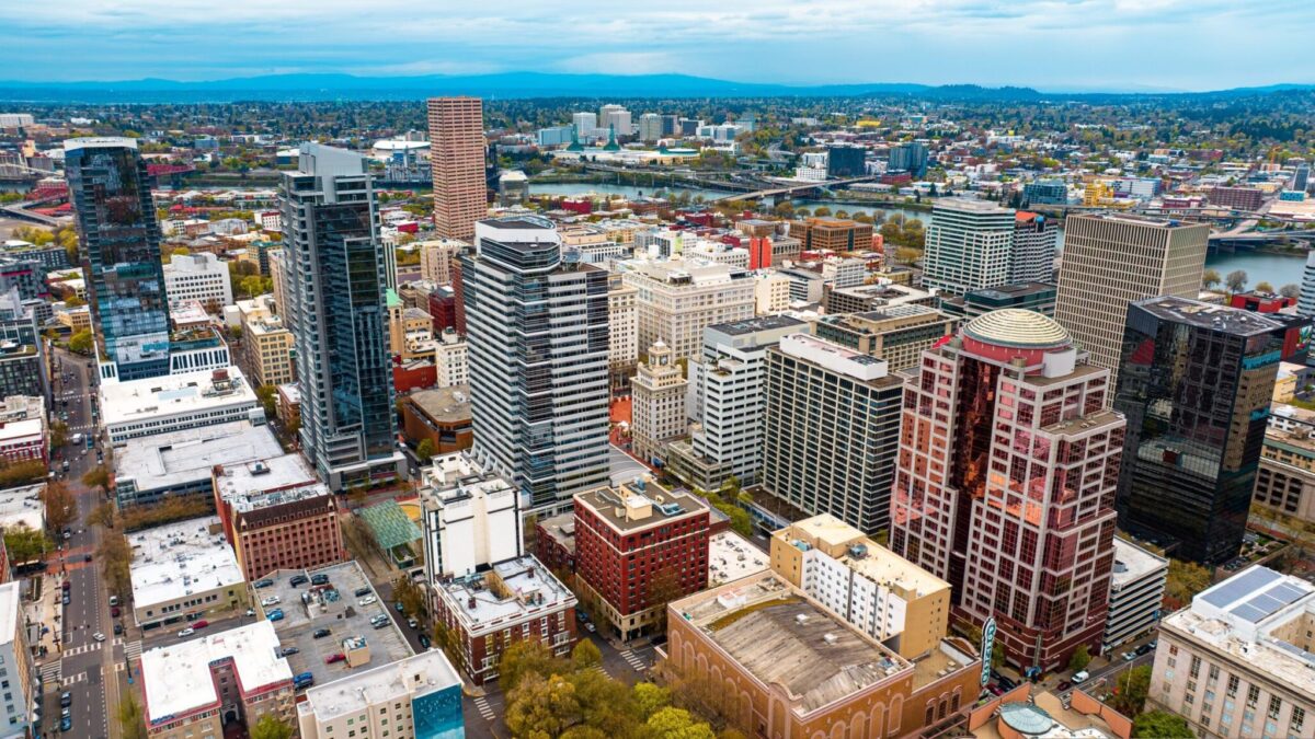 Downtown Portland Oregon skyline