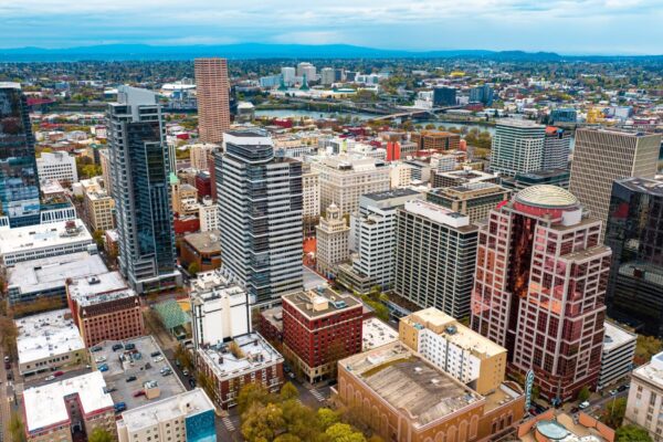 Downtown Portland Oregon skyline