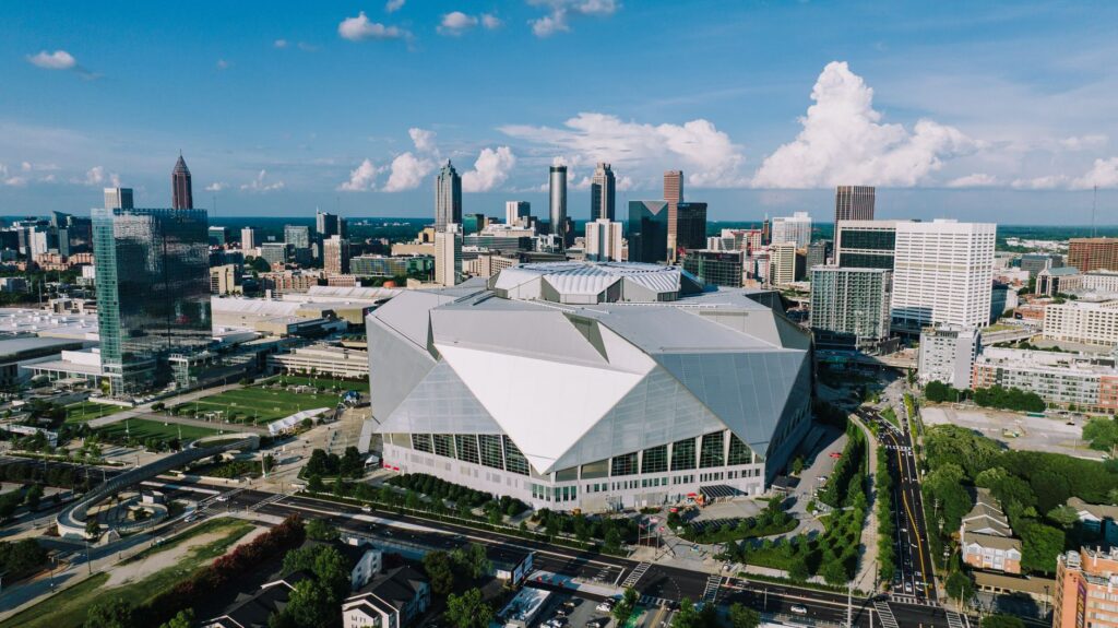 Georgia state map highlighting struggling cities ranked lowest for livability