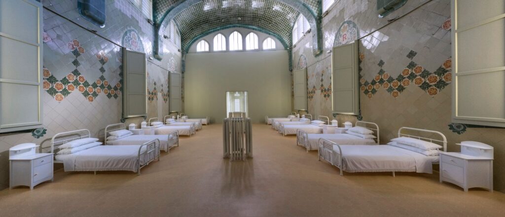 interior of historic upstate New York psychiatric asylum haunted ward