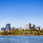Downtown Oakland skyline in California, one of the cities ranked by 2026 FBI violent crime data