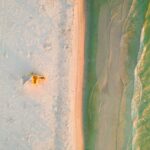 Siesta Key beach with lifeguard tower and turquoise water, Sarasota Florida