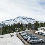 Snow-capped mountain in Washington