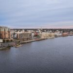 Wilmington riverfront skyline